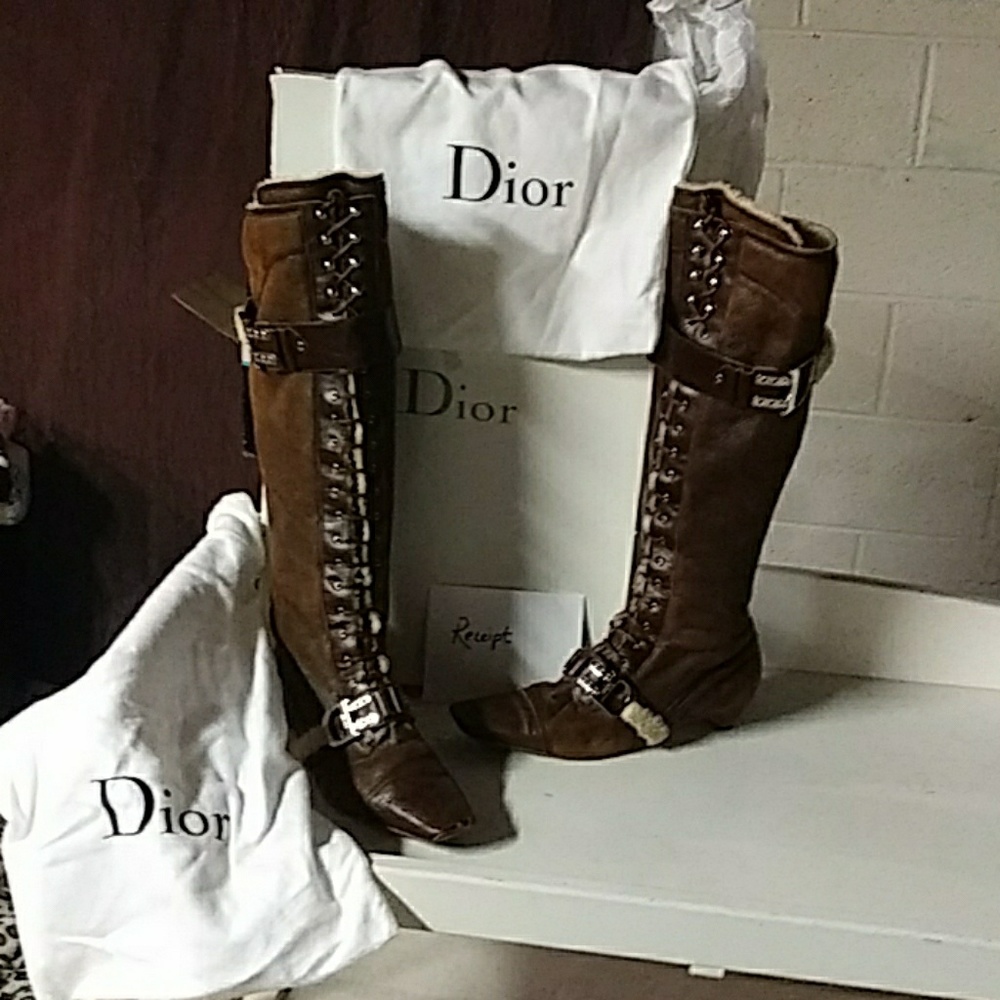 Authentic Dior boots